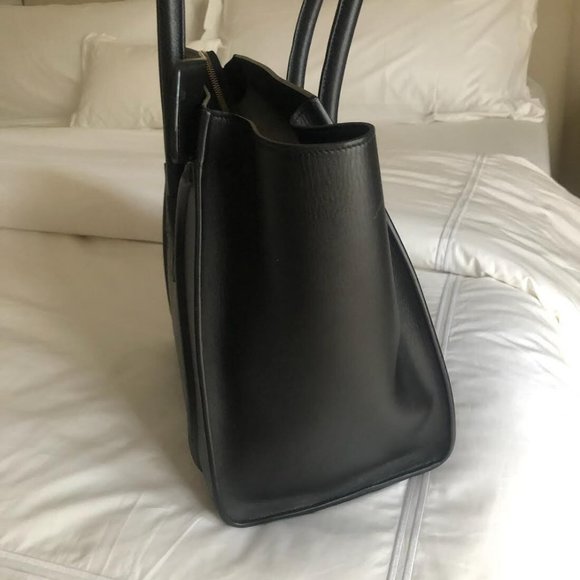 CELINE LEATHER TOTE - Picture 3 of 5